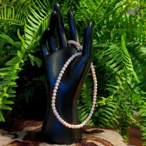 Round Coral Beaded Necklace